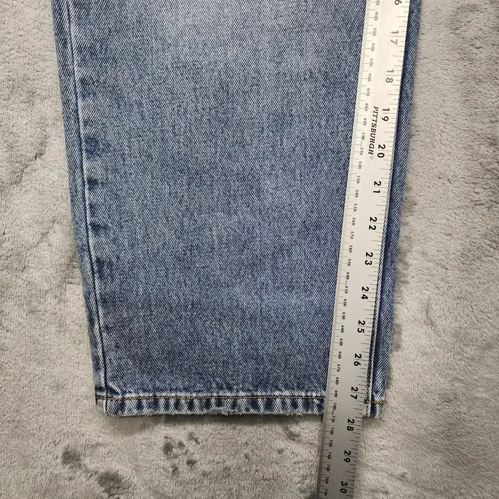 Levi's Jeans Mens W38 L29 Blue 550 Distressed Relaxed Tapered Fit Straight‎ Leg_11